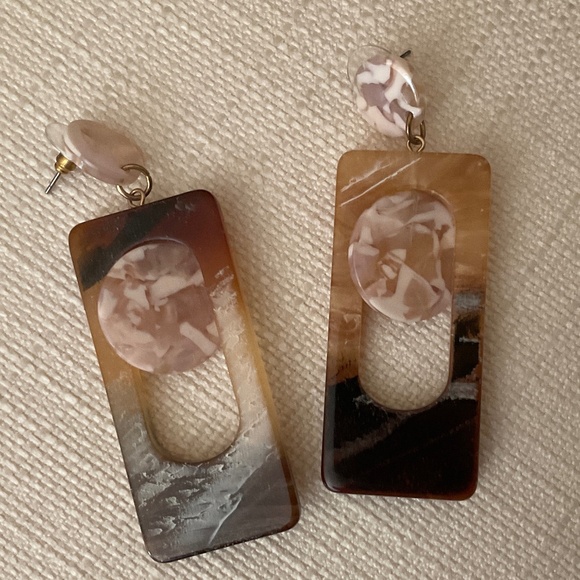 Etsy Jewelry - Geometric composite dangle